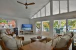 Vaulted ceilings and lots of natural light